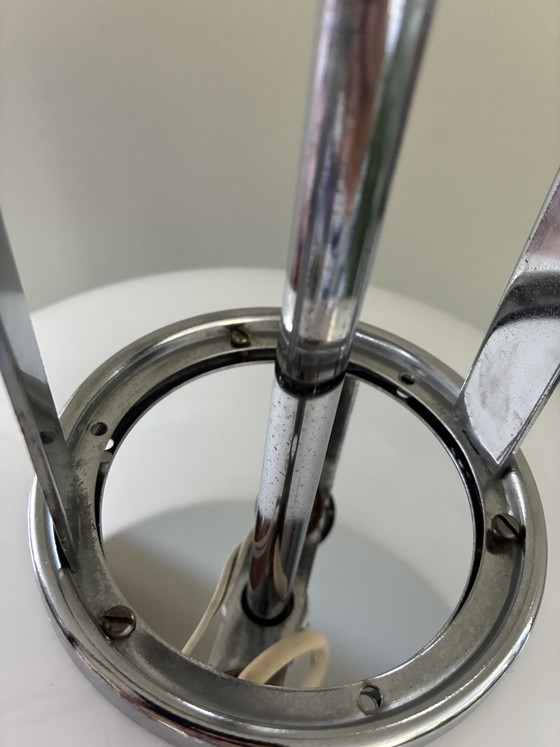 Image 1 of Space Age Vintage Floor Lamp “Lucerna” in chrome-plated steel by Harvey Guzzini