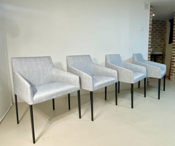 Image 1 of Set di 4 poltrone di design Arper Saari rif. Samantha .