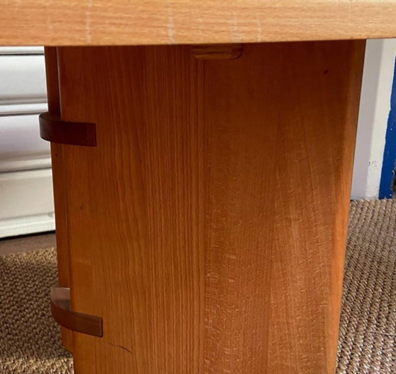 Image 1 of Søren Nissen y Ebbe Gehl para Maison Selz, haya maciza y olmo, 1980