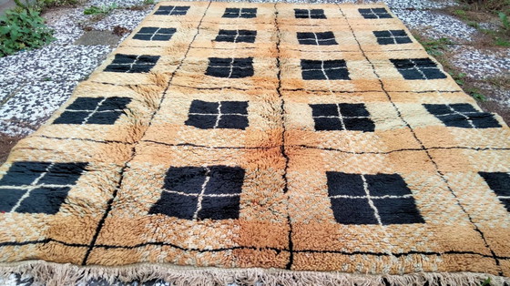 Image 1 of Handgeknoopt Berber tapijt wol 197x135cm