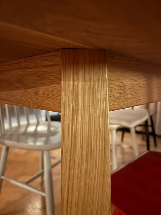 Image 1 of Table de salle à manger HAY Elipse en chêne massif 250 x 85