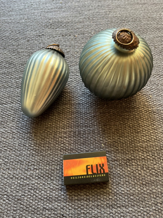 Image 1 of 15 glazen kerstballen