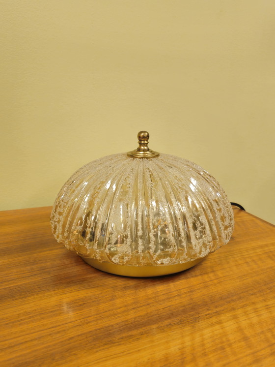 Image 1 of Vintage Glazen Plafonnière Plafondlamp Wandlamp Lamp
