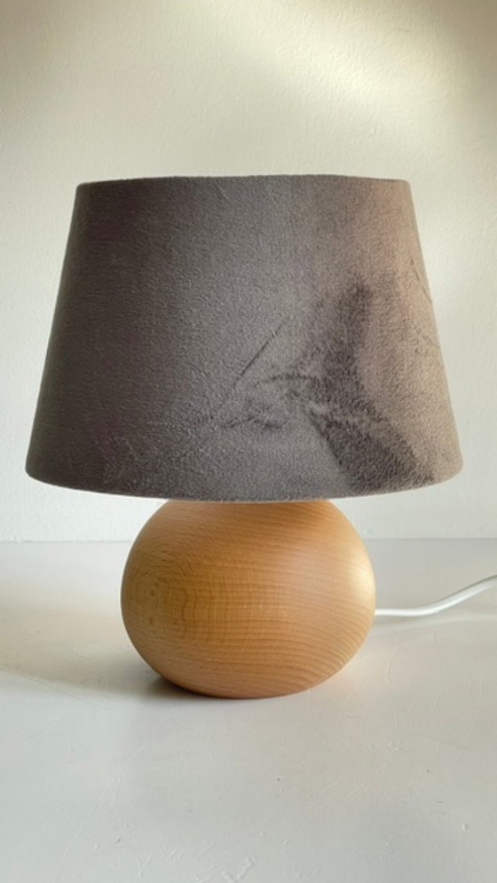 Lampada da Tavolo in Legno Grezzo COREP Begles – COREP FRANCE, Lampade da tavolo, Velluto (photo 3 of 23)