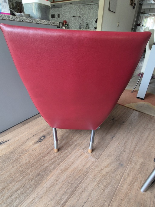 Wegens verhuizing Label fauteuil perfecte staat te koop – Label Van den Berg, Leather (photo 2 of 7)