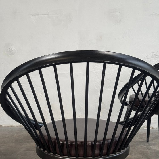 Image 1 of Set aus 4 „Circle“-Loungesesseln im Stil von Yngve Ekström, 1960