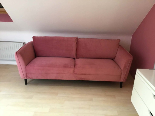 Dusty Pink Velvet Armchair – Homestock, 2 zitsbanken
