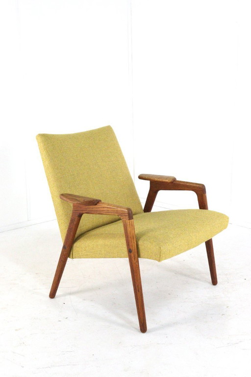 Pastoe Ruster door Yngve Ekstrom fauteuil vintage gestoffeerd