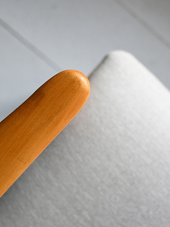 Image 1 of Paar skandinavische Mid-Century-Eichenholzsessel