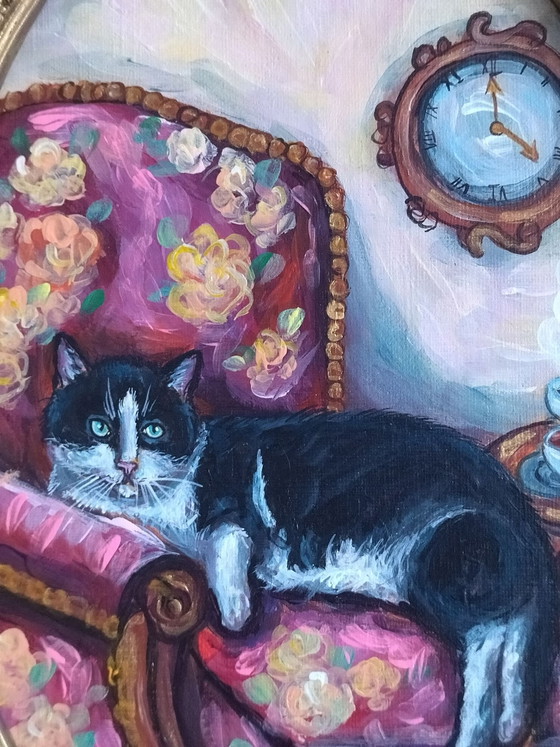 Quadro pittura gatto Arte Naïf – Ksenia Bondarenko, Ceramica, Tela (photo 5 of 10)