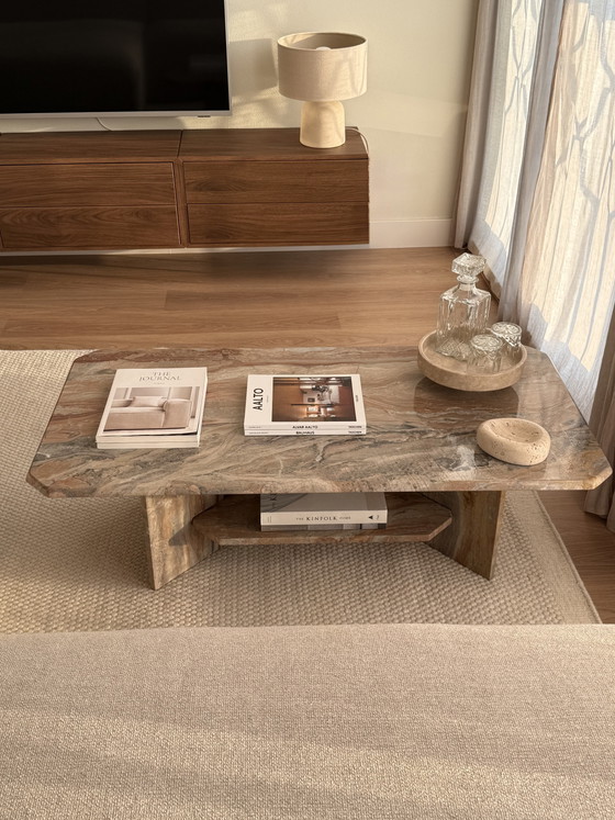 Vintage Marmeren Salontafel – Marble (photo 9 of 15)