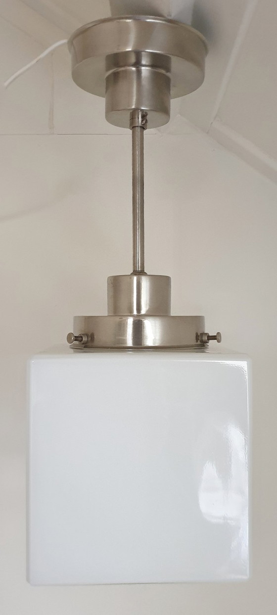 Image 1 of 2 Art Deco GISO (Gispen) hanglampen Kubus