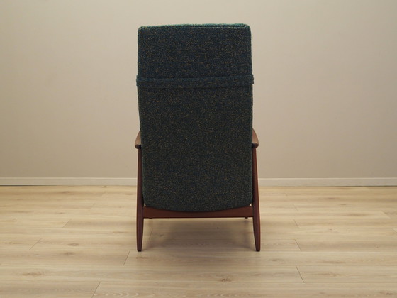 Image 1 of Grüner Melange-Sessel, dänisches Design, 1970er Jahre, Produktion: Dänemark