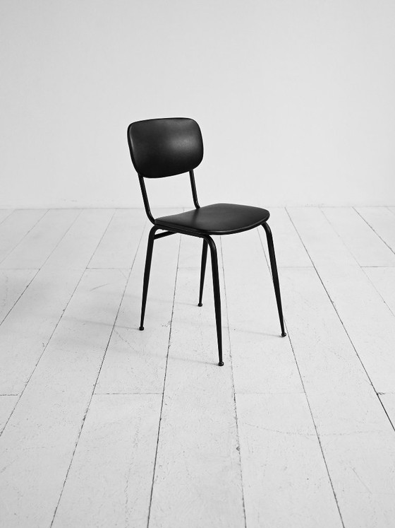 Image 1 of Set of 6 Olivetti Italian vintage chairs 1960s