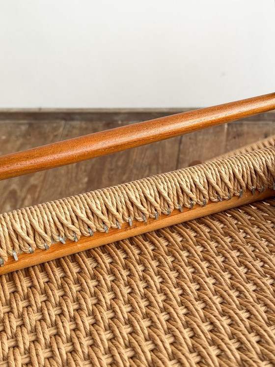 Image 1 of Set van 4 eetkamerstoelen in mid-century stijl van Niels O. Møller voor J.L. Mollers, model 75