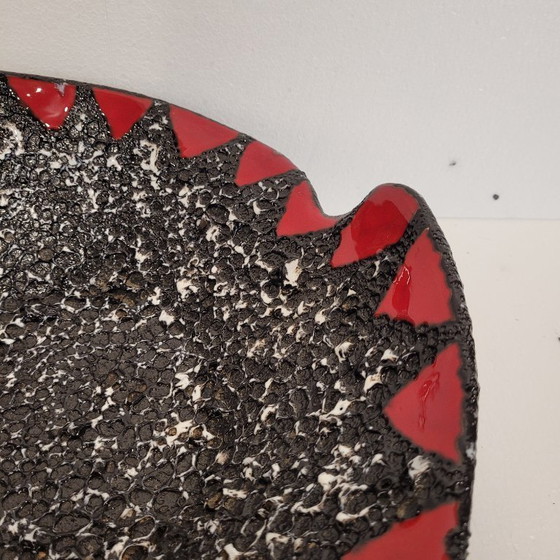 Image 1 of Volcanic centerpiece, Vallauris ceramics, Marius Musarra, Mabyjo's, 60's - France