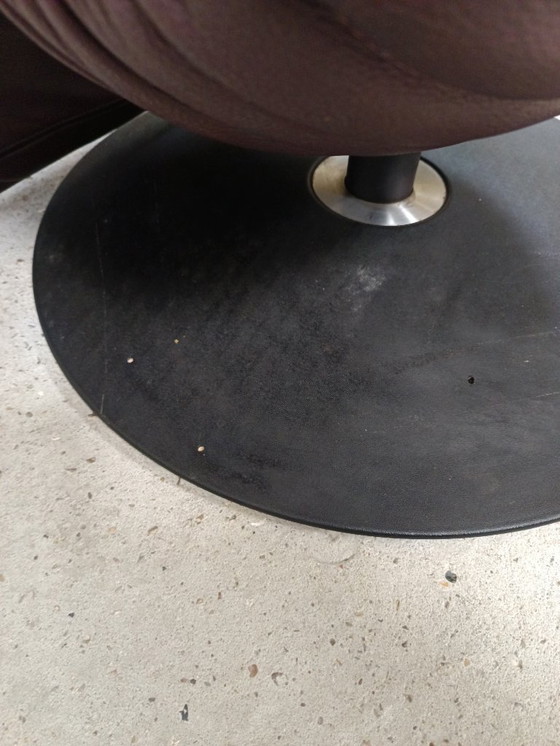 Image 1 of Fauteuil Jori 'Yoga' / Fauteuil pivotant en cuir