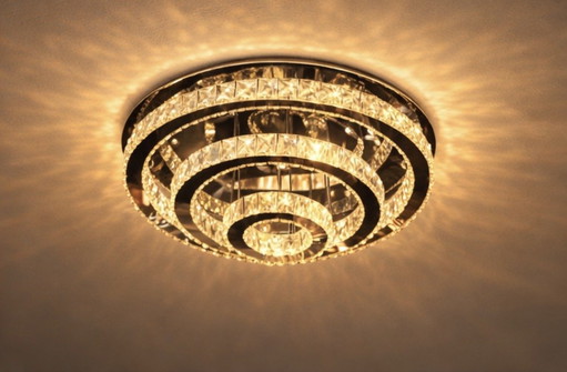 Lustre moderne avec télécommande