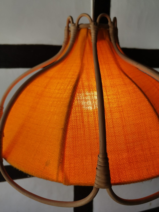 Image 1 of Boho vintage rotan hanglamp