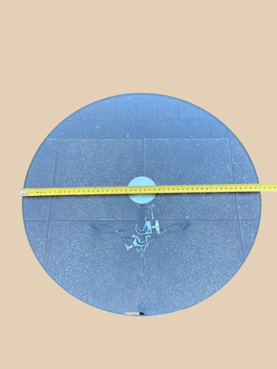 Image 1 of 🥁 Unique design side table | CYMBAL STAND TABLE | 90s