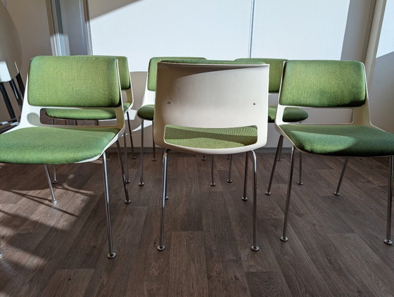 Image 1 of 6x Vintage Gispen stoelen Andre Cordemeyer