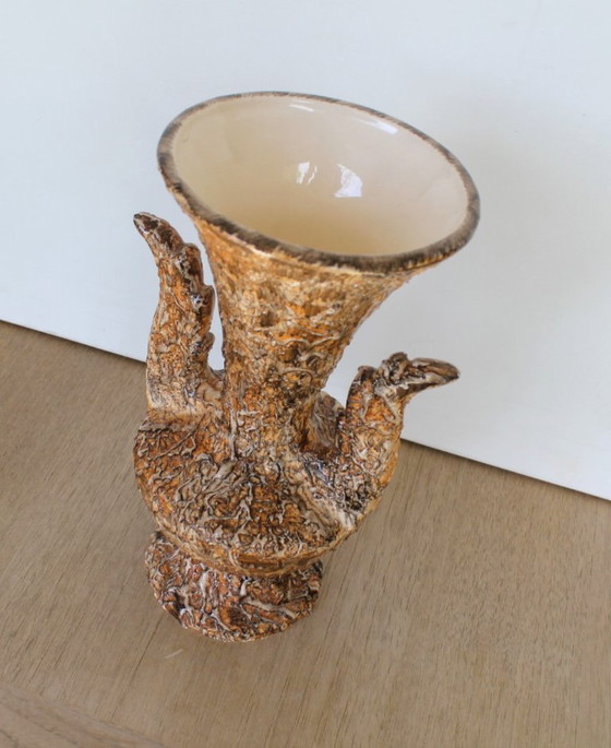 Image 1 of Fat Lava vase Ilkra model 1028 amforavase from the sixties
