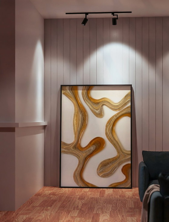 Image 1 of Acrylic Glass Artwork - 180x120 cm - Desert Amber (Ori, 1983)