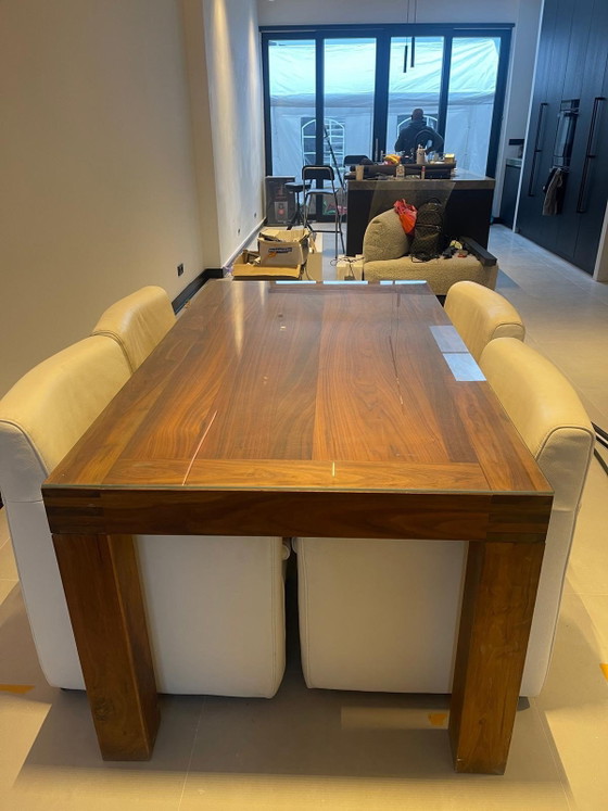 Mesa de comedor de madera Goossens serie Clean. – Mesas de comedor (photo 2 of 8)