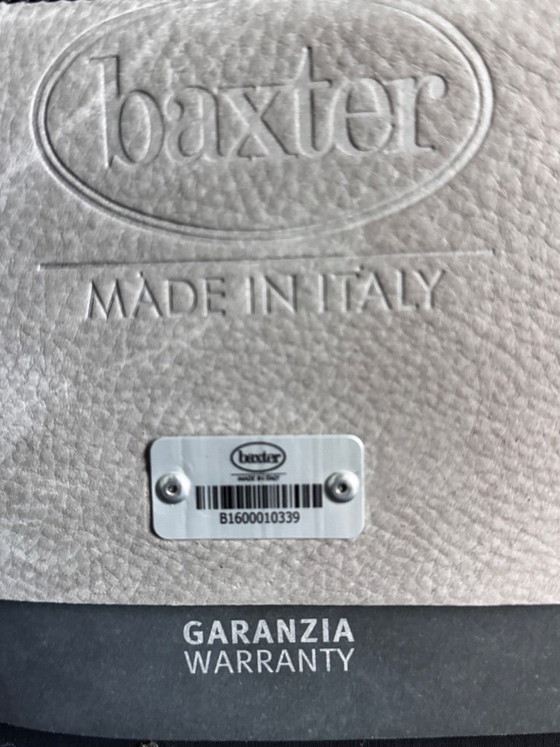Baxter Chester Moon Sofa by Paola Navone, 255cm, Nubuck Leather, 3-5 seaters, Grey, Chesterfield (photo 5 of 11)