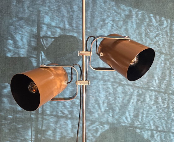 Image 1 of Vintage floor lamp - Gepo | 2 spots - 1970s