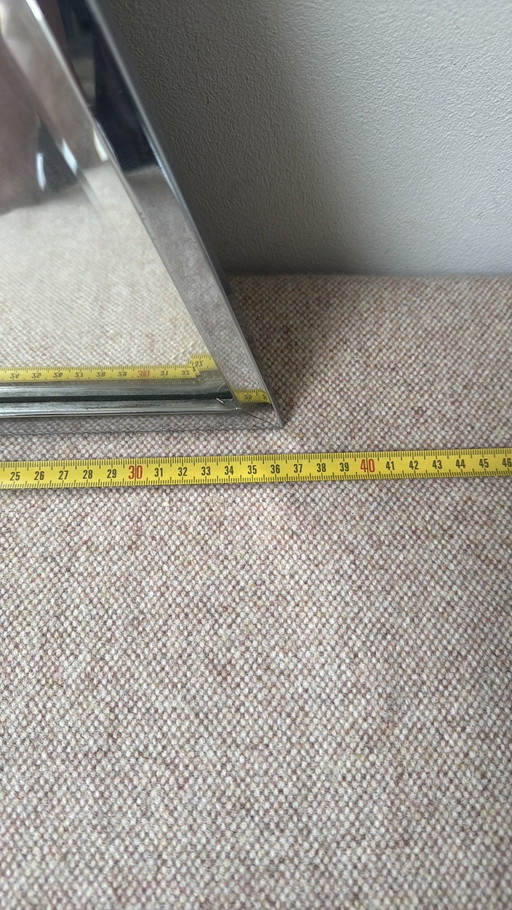 Art deco vintage triangle mirror