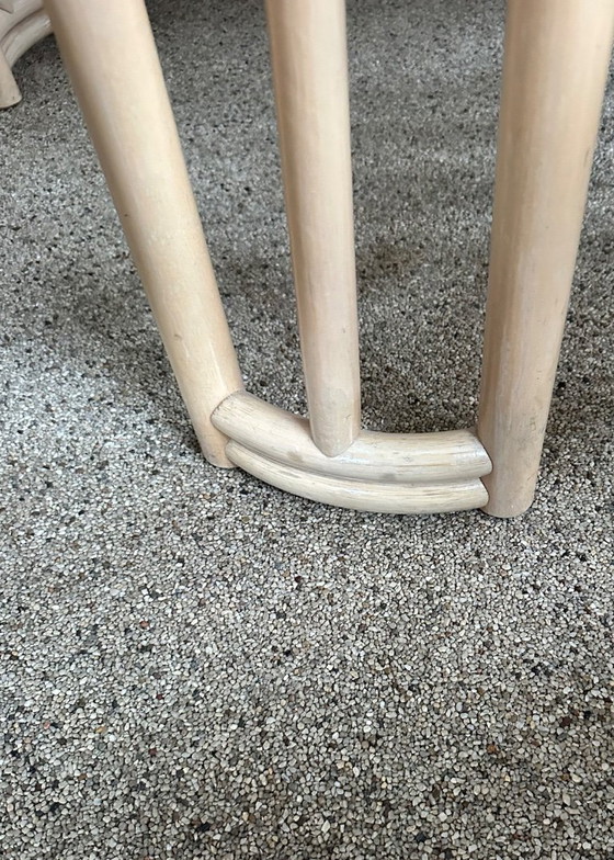 Image 1 of Mesa y sillas extensibles de bambú Roberti Rattan estilo años 60