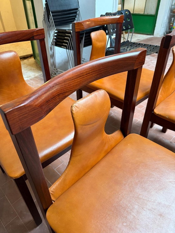 Image 1 of 6 sedie attribuite a Luigi Salocchi per Sormani, anni '60