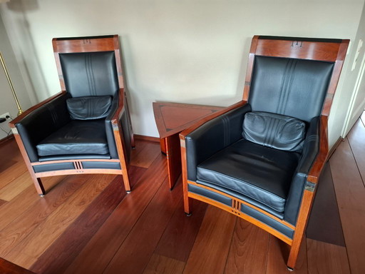 2 x Schuitema Charles Armchair.