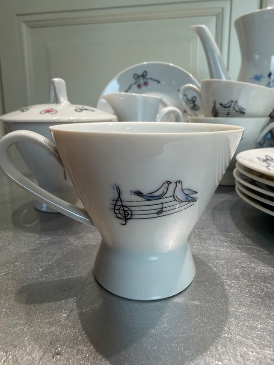 Rosenthal Raymond Peynet – raro servicio de café de 15 piezas para 6 personas – Mid Century 1950s/60s – Loza (photo 5 of 21)