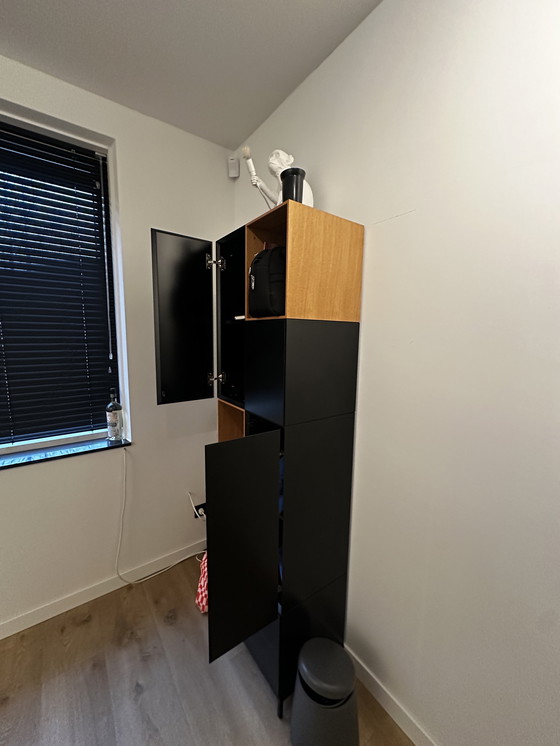 Image 1 of Pastoe Vision kast zwart/eiken