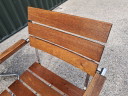 4 Gartenstühle aus Teak/RS im Gispen-Stil, stapelbar
