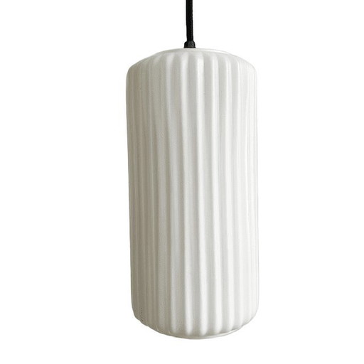 Vintage mid-century Philips Louis Kalff opaline hanglamp opaal glas 1950's