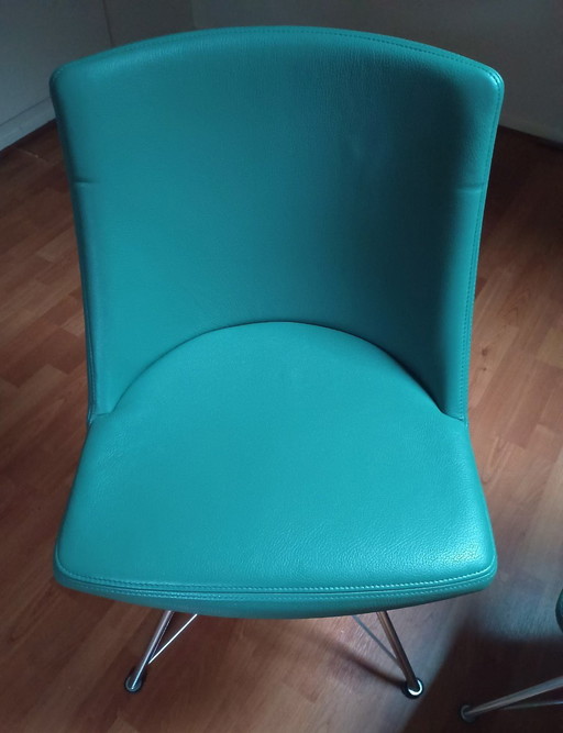 Bert Plantagie Rho Spin stoel in diverse kleuren leer