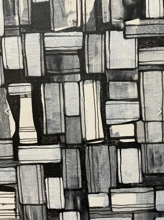 Image 1 of Natia Antadze Abstracte compositie XXL