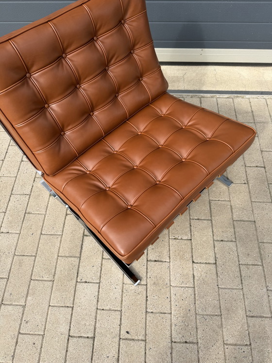 Knoll Barcelona Relax Sessel Mies Van Der Rohe Cognac Venezia Leder In Neuwertigem Zustand!! – Leather (photo 3 of 14)