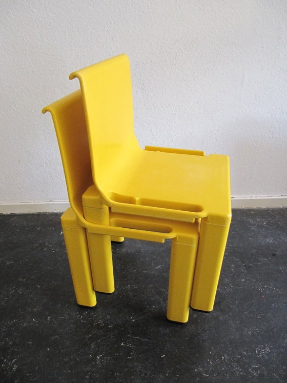 Image 1 of 2x chair High chair Sistema Scuola ,M. Matsukaze, Kartell