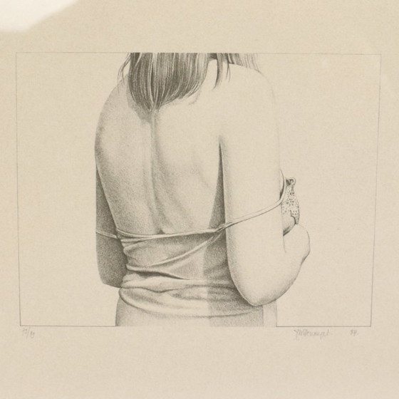 Roger Wittevrongel litho portret van een vrouw genummerd 79/99 – Litho's & Zeefdrukken, Paper (photo 4 of 13)
