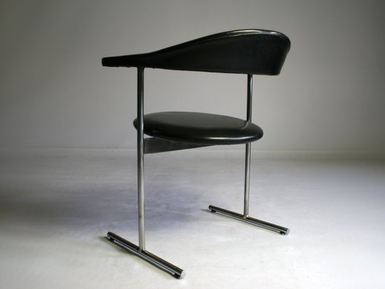 Image 1 of Bullhorn Chair RAR Hans Kaufeld 60th Kontor Chair Leather armchair