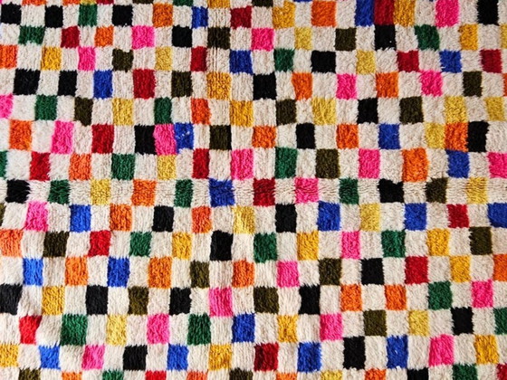 Image 1 of Traditional Moroccan multicoloured rug 250cmx150cm