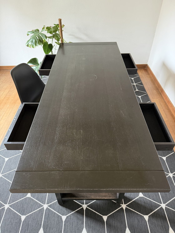 Image 1 of Midcentury modern dining table/desk 