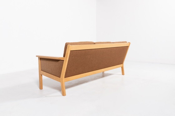Image 1 of Mid-Century Hans Wegner bankmodel GE55 van Getama