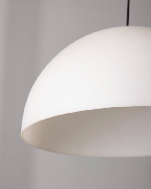Vintage Sonora hanglamp van Vico Magistretti voor Oluce, 1974