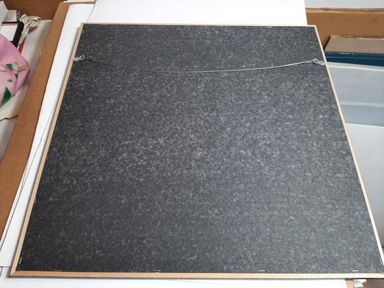 Image 1 of Clemens Briels. Zeefdruk, Titel  is "pantine y alerg perdundo". 