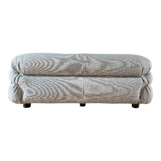 Image 1 of Zweisitzer-Sofa „Sesann“ von Gianfranco Frattini für Cassina in grauem Bouclé, 1972